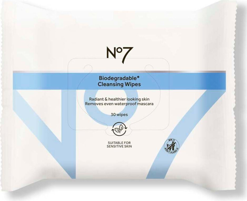 Biodegradable Wipes, 30 st  Ansiktsrengjøring