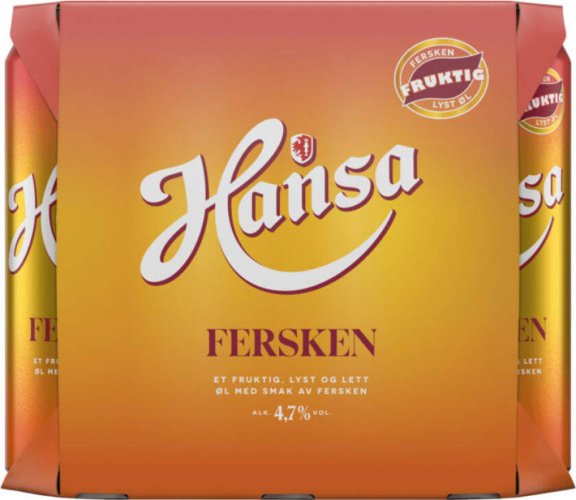 Fersken 0,5lx6 boks