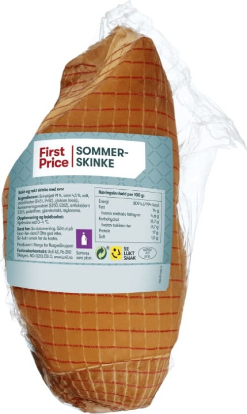 Sommerskinke Kokt Ca1kg