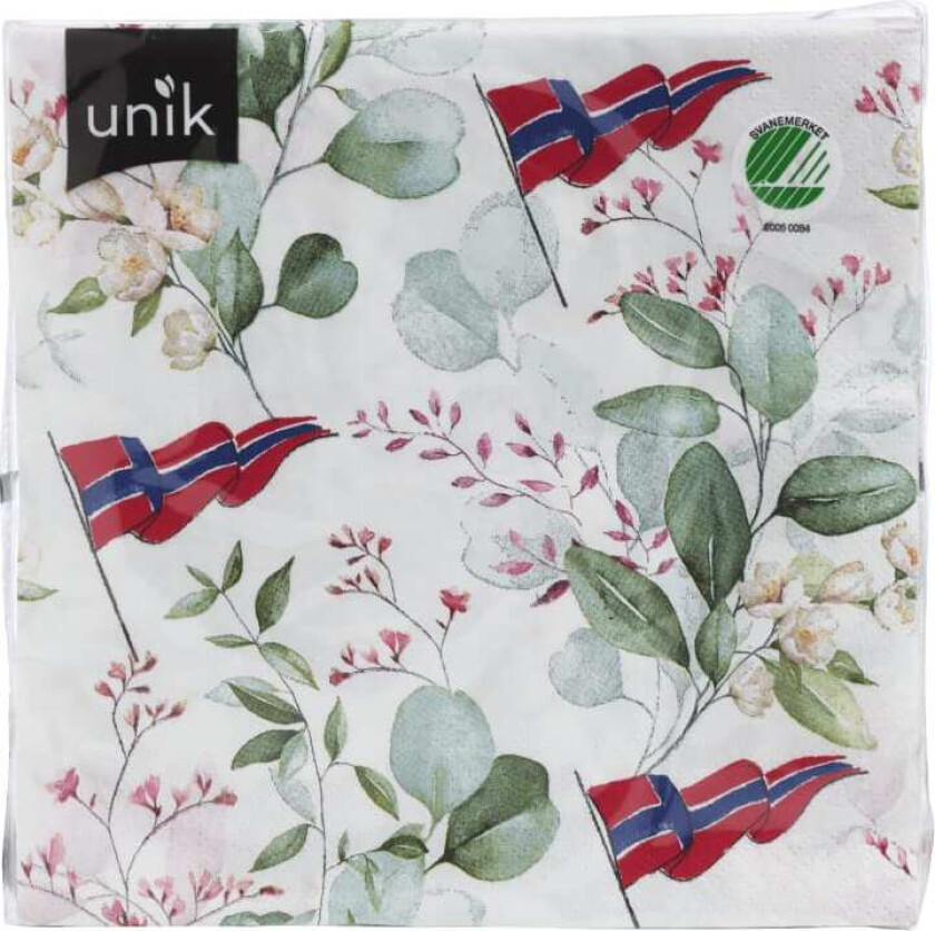 Serviett 17.Mai Design 1 20stk