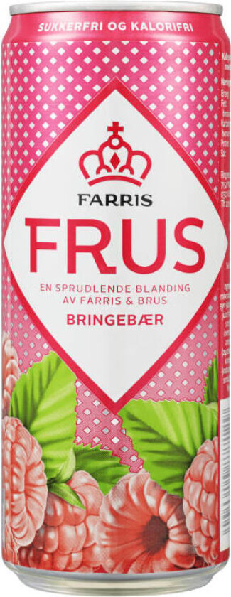 Frus Bringebær 0,33l boks