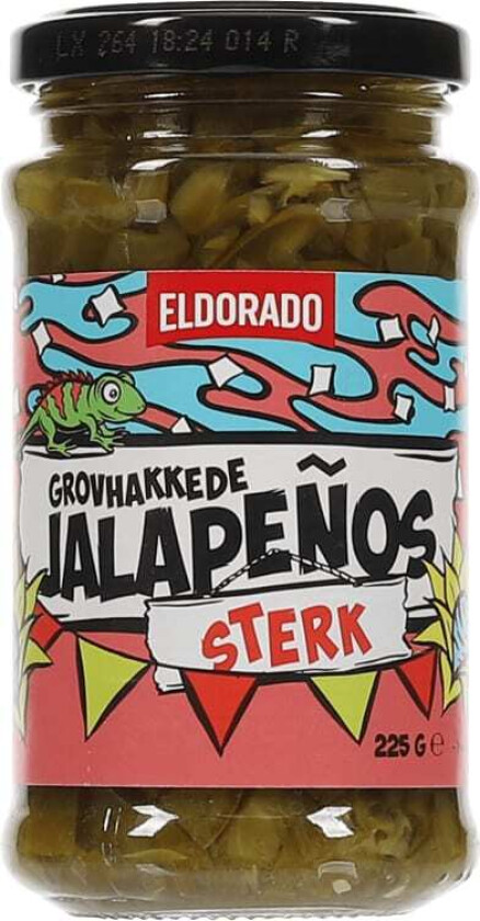 Jalapeños Grovhakkede 225g