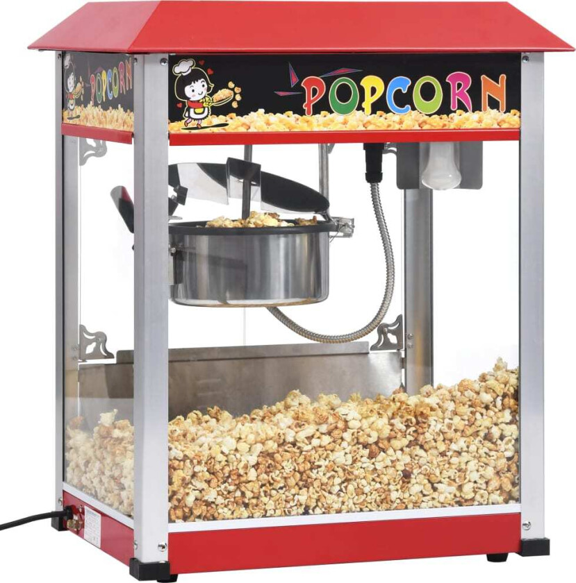 Popcornmaskin med teflonbelagt kjele - 1400 W