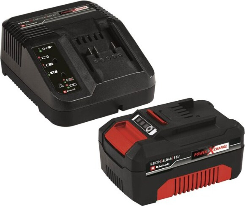 Einhell 18V lader og batteri 4Ah Power X-Change