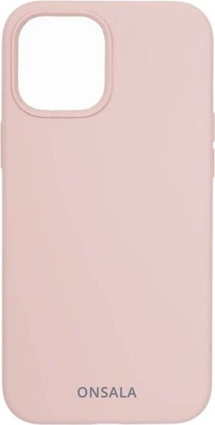 Phone Case Silicone Sand Pink - iPhone 12 Pro Max