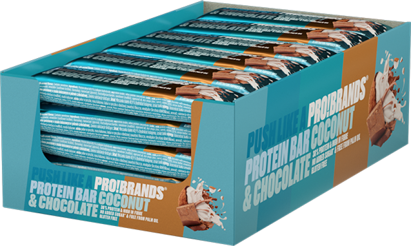 24 x Pro Brands Protein Bar 45 g