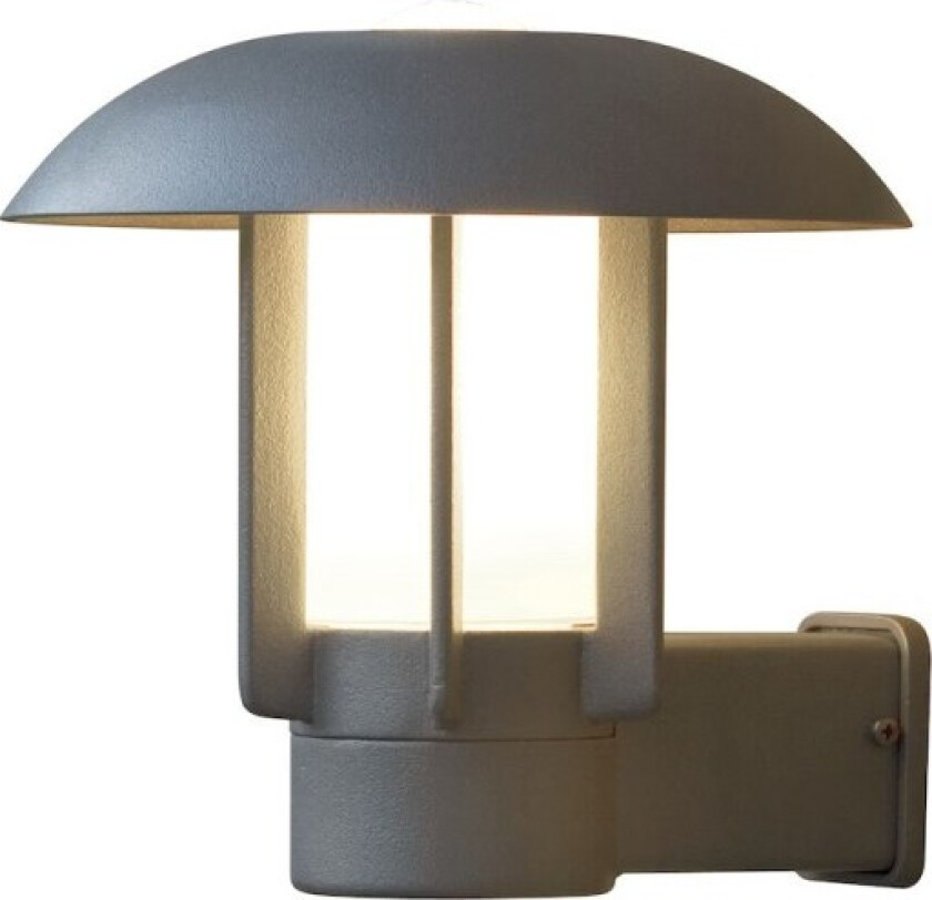 Heimdal vegglampe E27, grå