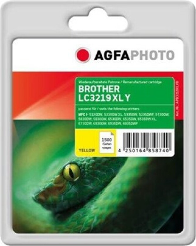 Photo - yellow - compatible - remanufactured - ink cartridge - Blekkpatron Yellow
