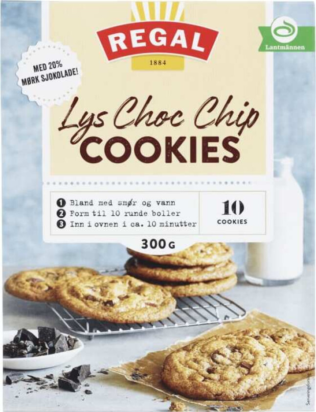 Regal Cookie Lys Choc Chip 300g