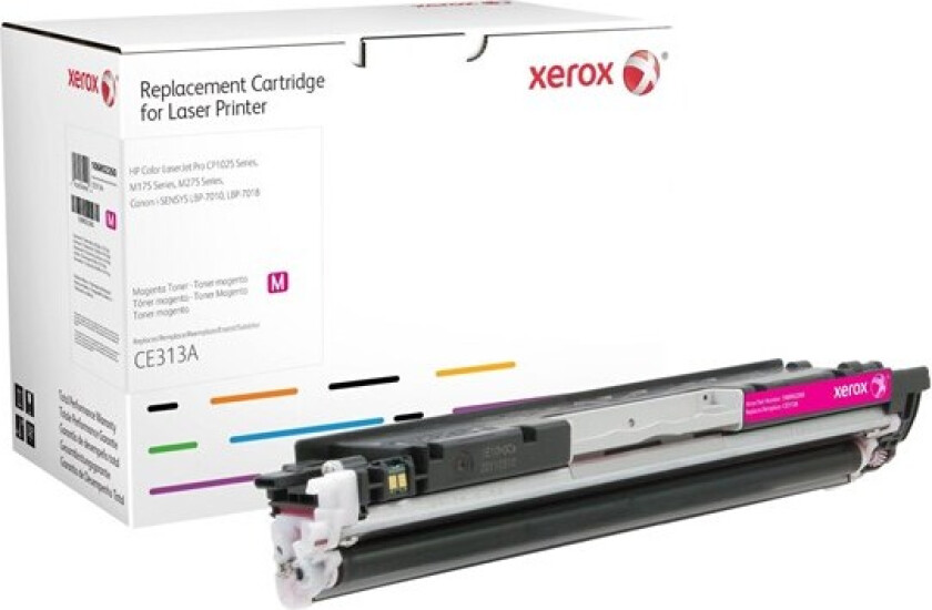 106R02260 / Alternative to HP 126A / CE313A Magenta Toner - Laser toner Rød