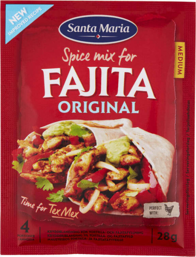 Santa Maria Fajita Spice Mix 28g