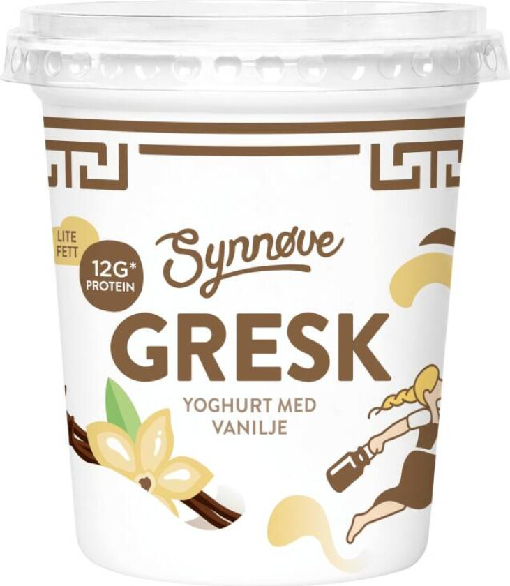Yoghurt Gresk Vanilje 350g