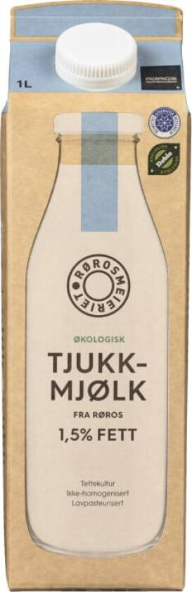 Tjukkmjølk 1,5% Økologisk 1l