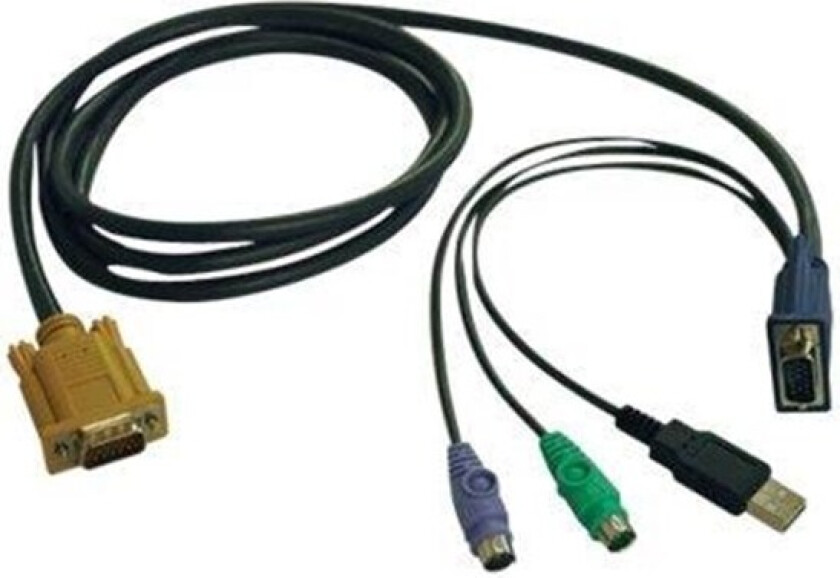 10ft USB / PS2 Cable Kit for KVM Switch B020-U08 / U16 10' - keyboard / video / mouse / USB cable - 3 m