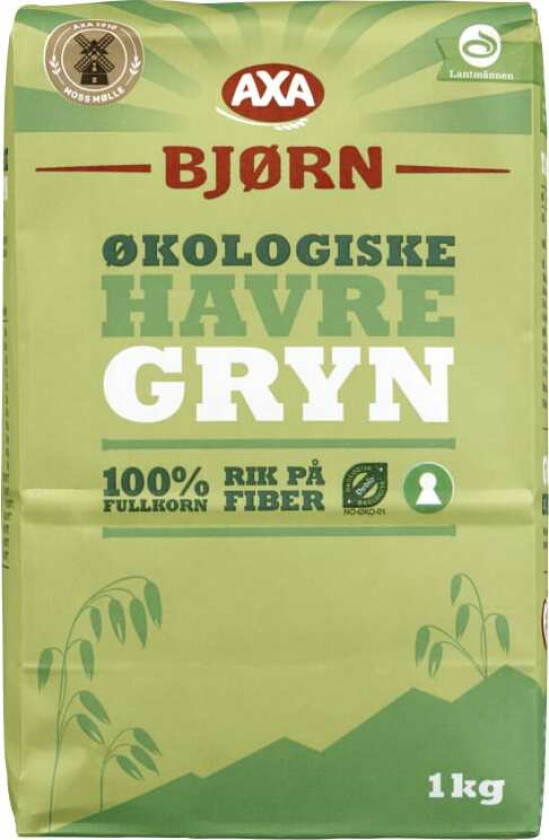 Havregryn Lettkokte Økologisk 1kg