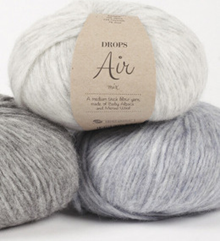 Drops Air Garn Mix 12 Mosegrønn