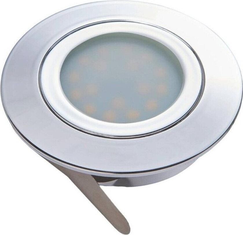 LED-downlight Andrej, rund, krom 3er-sett