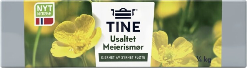 Tine Smør Syrnet Usaltet 1/4kg