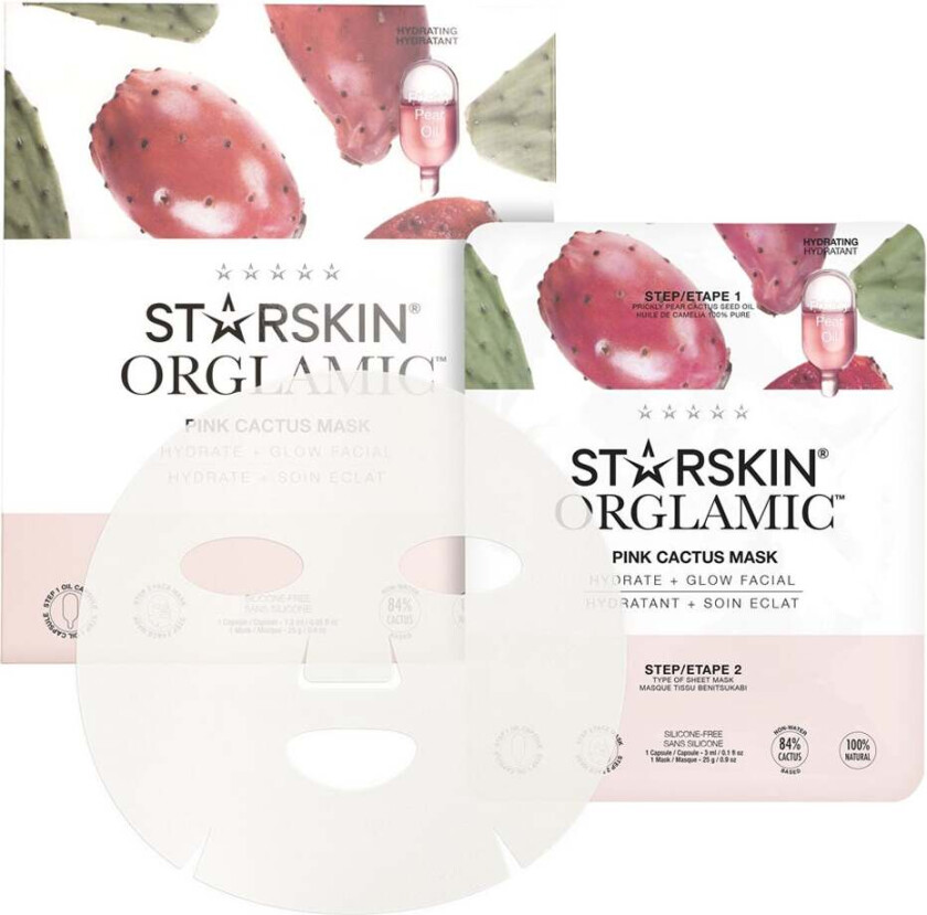 Starskin Pink Cactus Mask, 25 g Starskin Ansiktsmaske