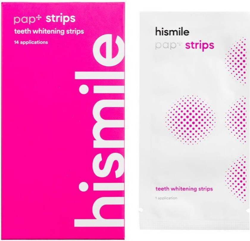 Hismile PAP+ Whitening Strips, 14 stk.