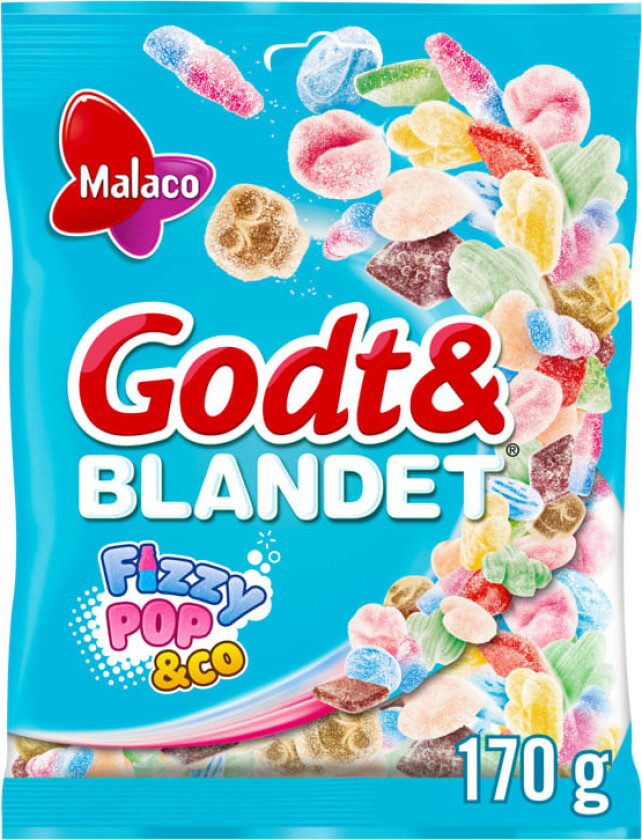 Godt&Blandet Fizzypop&Co 170g