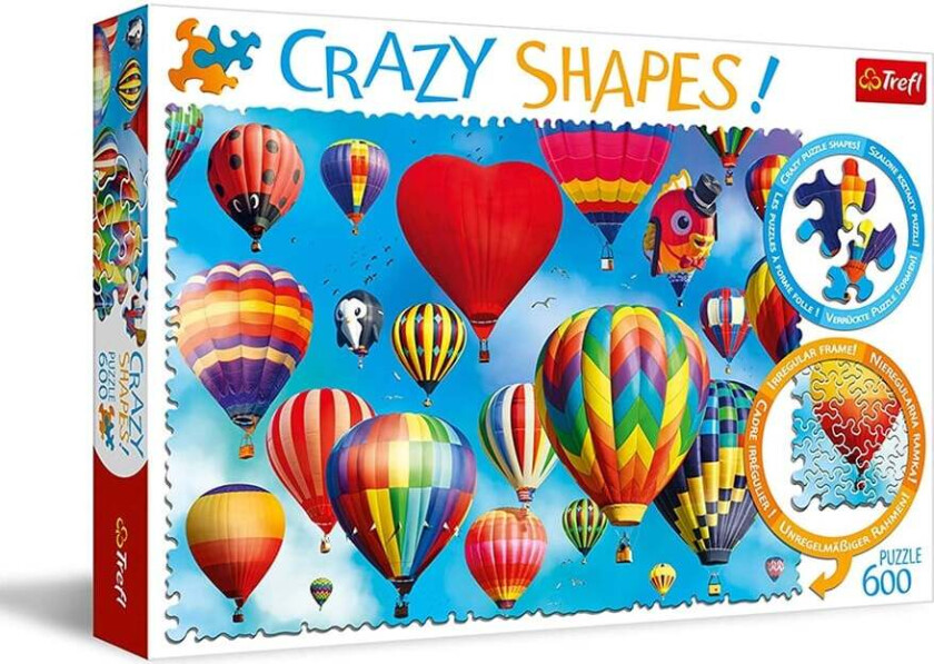 - Crazy Shapes - Colourful balloons (600 pieces)(TFL11112)