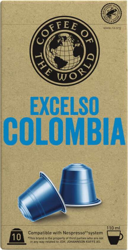Cotw Colombia Excelso Kapsel 10stk