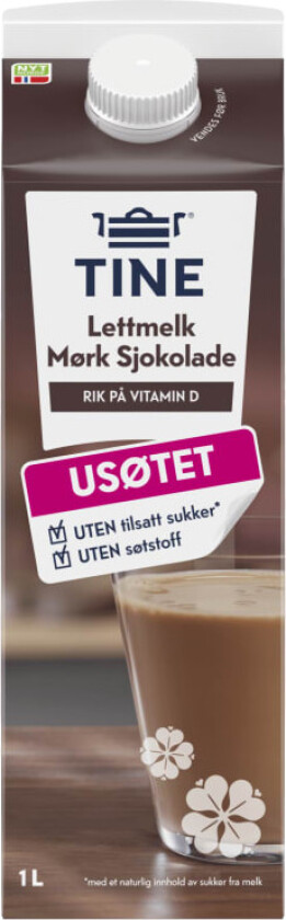 Sjokolademelk Mørk uten 1l