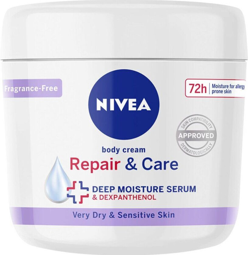 Nivea Repair & Care Body Cream, 400 ml Nivea Body Cream