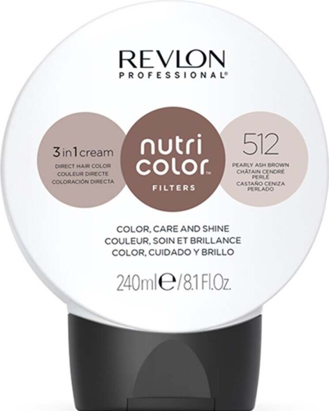 Bilde av Nutri Color Filters 512 Pearly Ash Brown 240ml