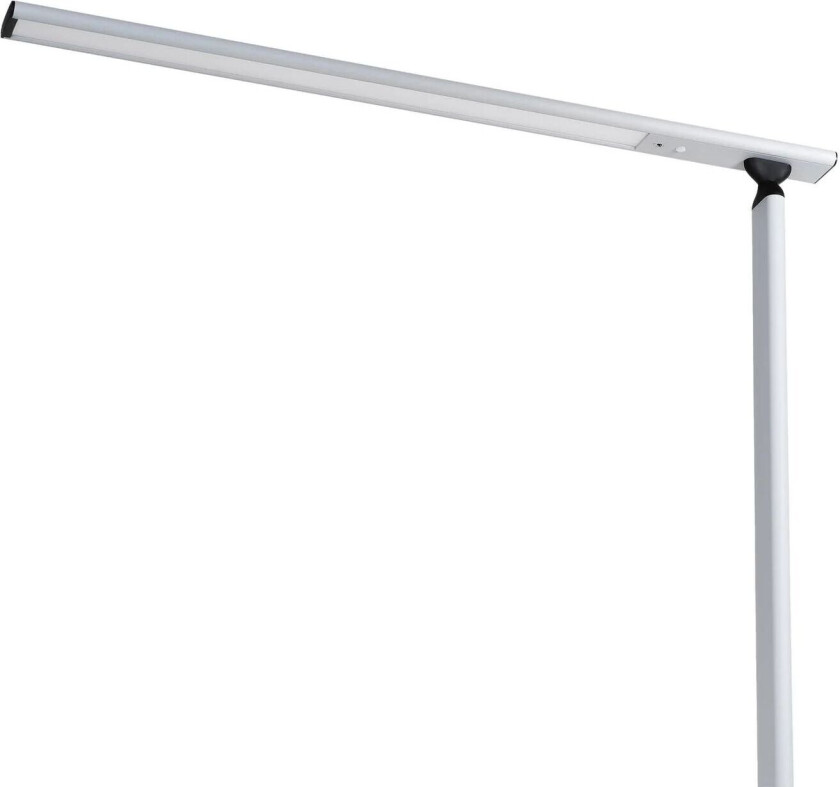 Prios Zyair LED-gulvlampe til kontor sølv 108,4 cm