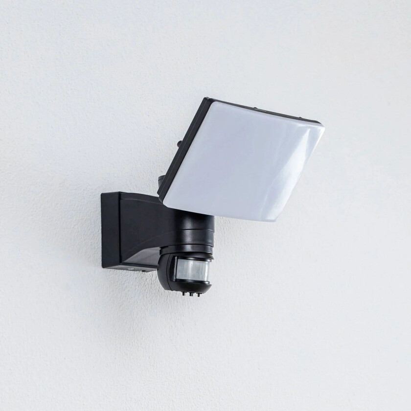 Prios Avayah utendørs LED-veggspot, sensor