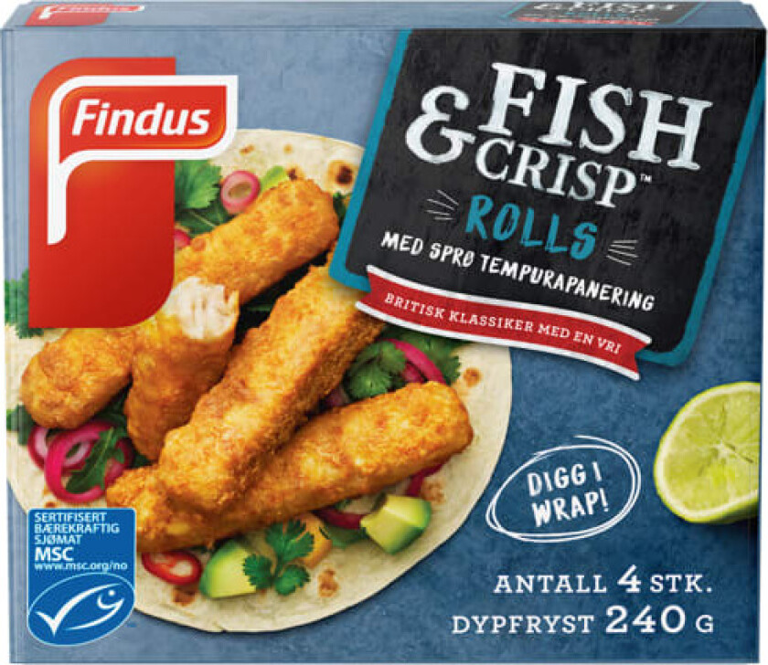 Fish & Crisp Rolls 240g