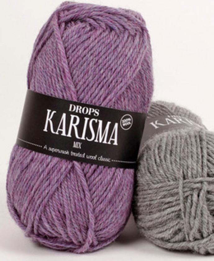 Drops Karisma Garn Unicolor 81 Gammel rose