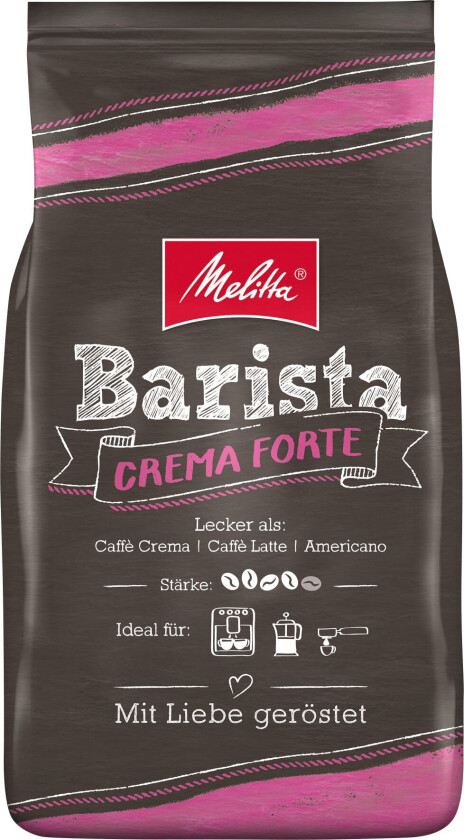 Barista Crema Forte kaffebønner MEL122