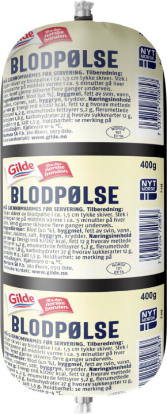 Blodpølse Snabb 400g