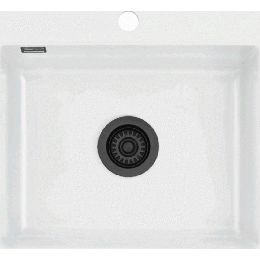 Mera 57 kjøkkenvask, 57,5x51 cm, hvit