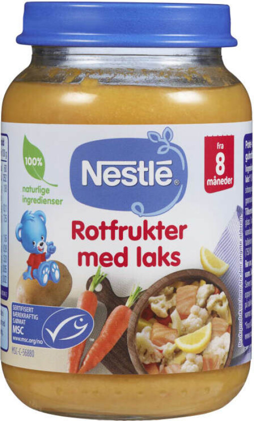 Rotfrukter m/Laks 8mnd 190g