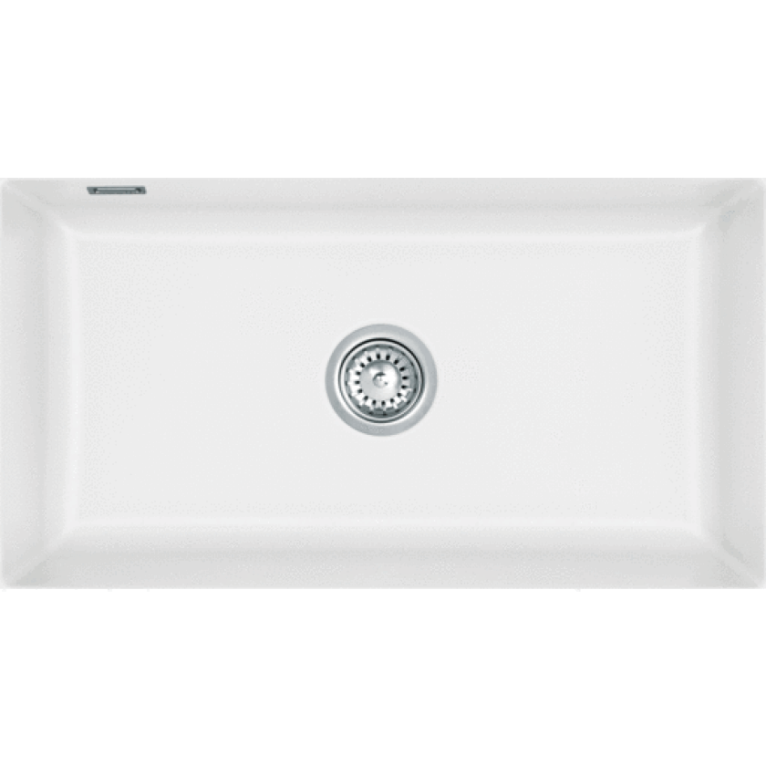 Mera 80U kjøkkenvask, 77,6x44,1 cm, matt hvit
