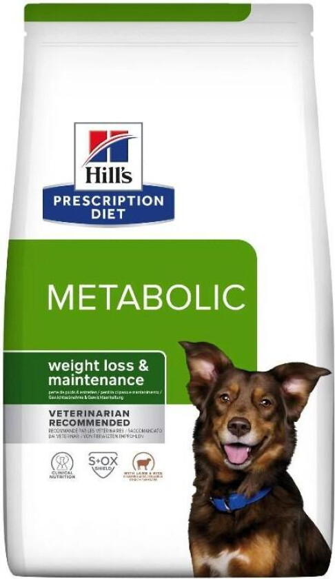 Hill's Prescription Diet Canine Metabolic Weight Loss & Maintenace Lamb & Rice (1,5 kg)