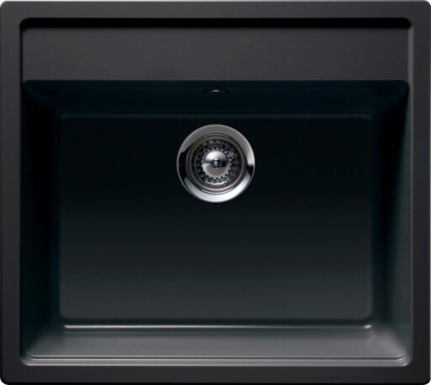 Granite Nemo N-100 kjøkkenvask, 57x51 cm, sort