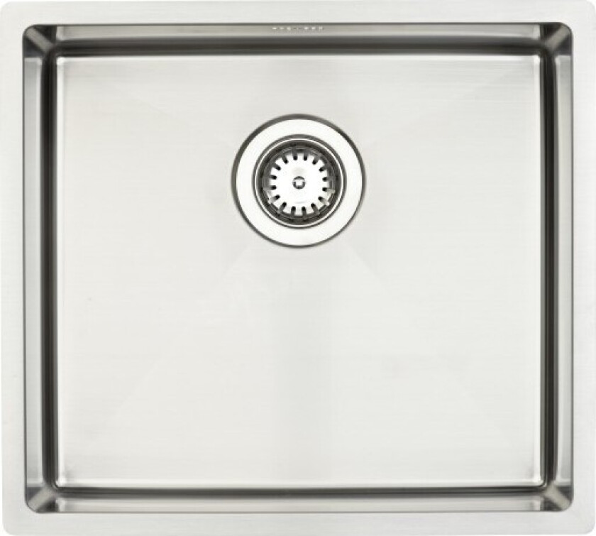 Kubus 450 soft kjøkkenvask, 49x44 cm, rustfritt stål