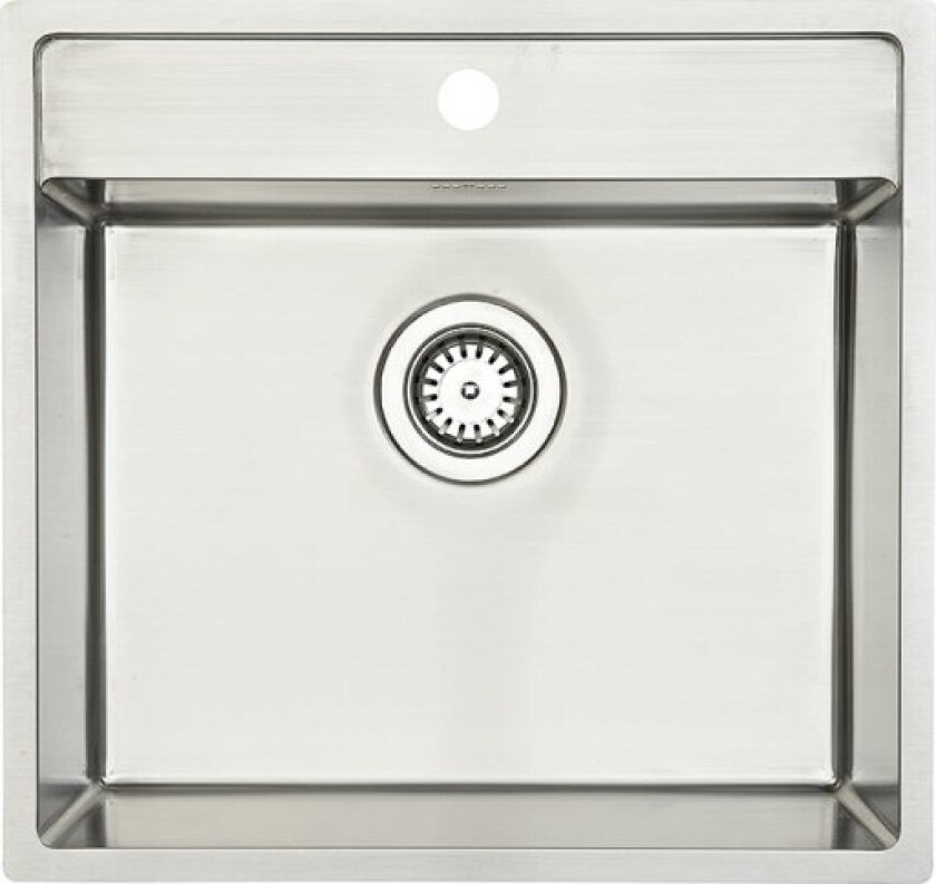 Nexus 60 kjøkkenvask, 53x50 cm, rustfritt stål