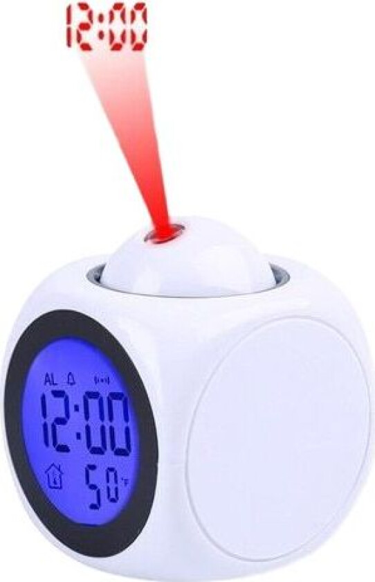 Vekkerklokke med projektor