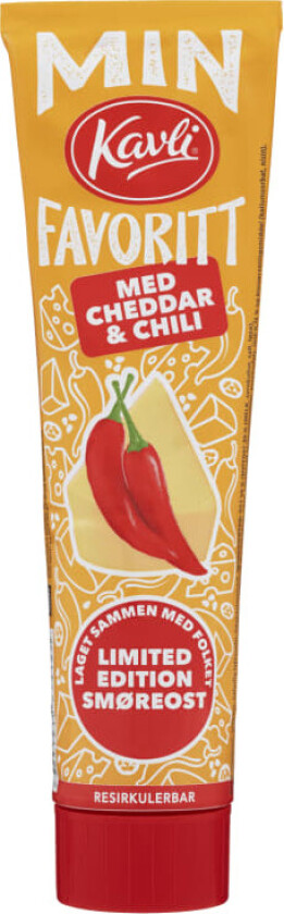 Cheddar&Chili Ost 175g Tube