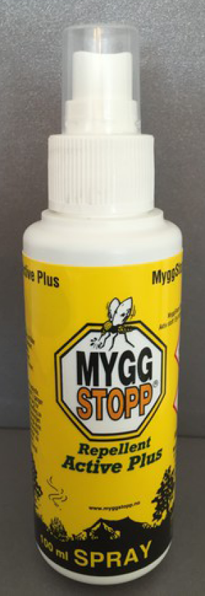Active Plus Myggspray Mot Mygg Og Knott 100ml