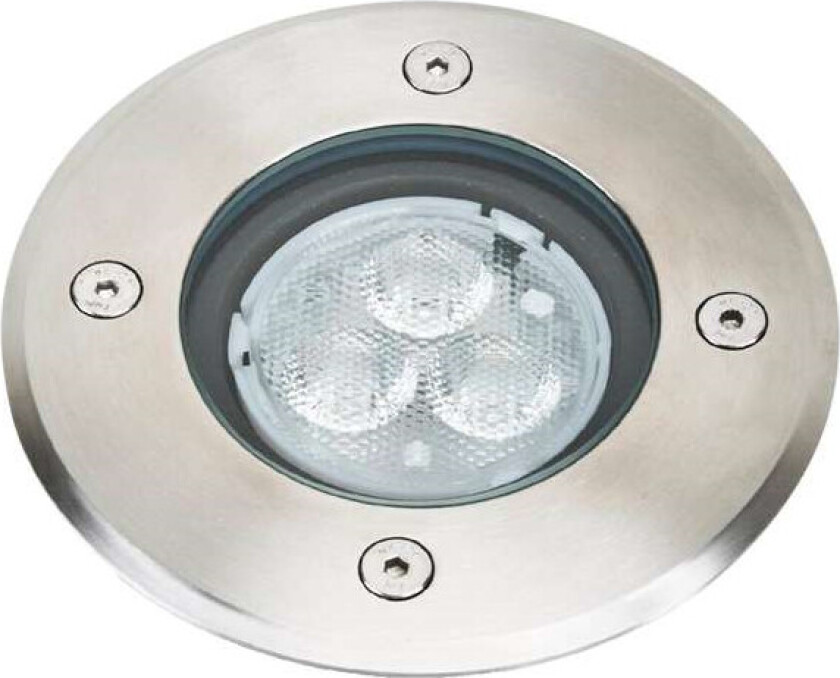 IP67 - LED-innbyggingslampe til gulv Ava, rund