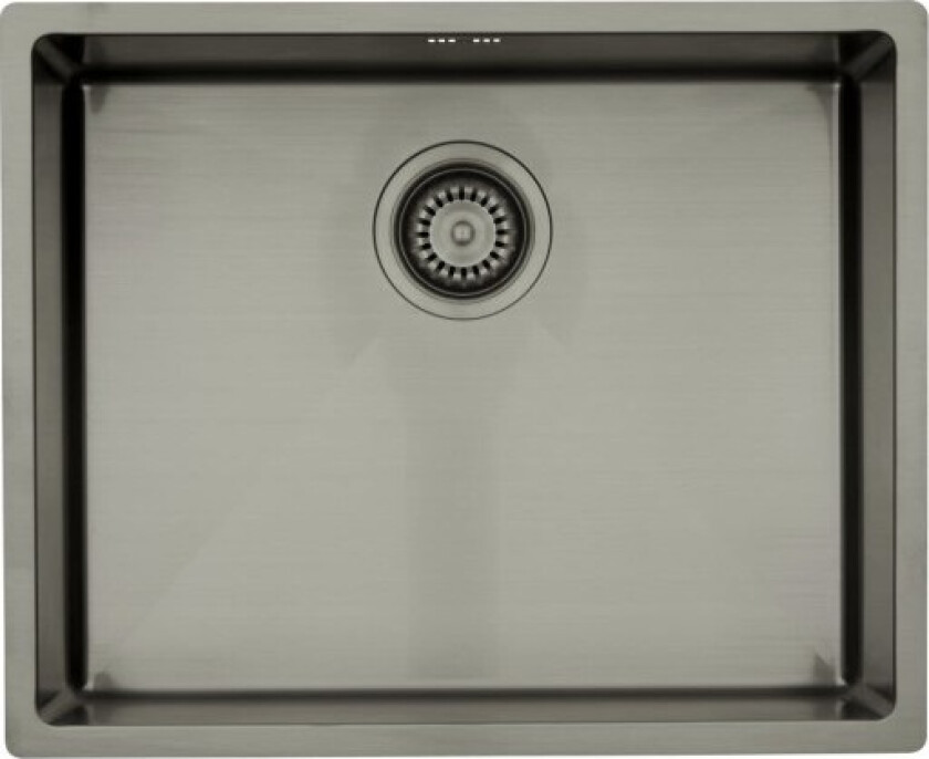 Kubus 500 soft kjøkkenvask, 54x44 cm, sort krom