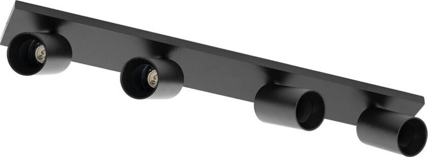 Brinja takspot, lang, svart, 4 lyskilder