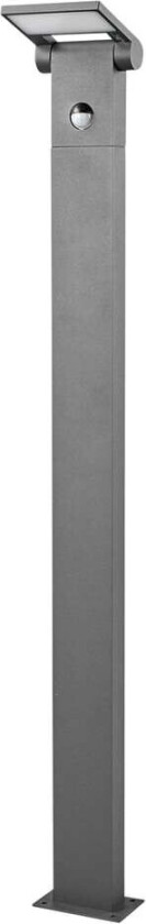 Flott gatelampe Marius med sensor, 100 cm